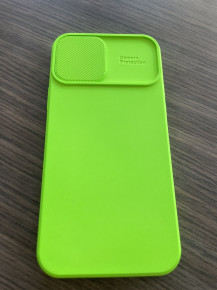 Луксозен силиконов гръб CAM SHIELD за Apple iPhone 12 Pro 6.1 зелен 